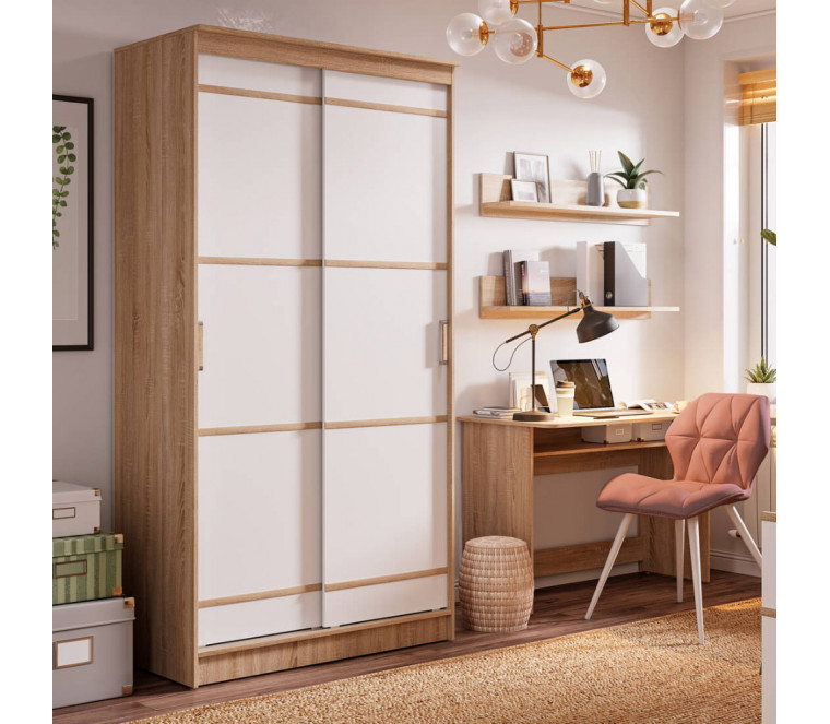 Сакура Шкаф-купе 1,14м 1140 сонома