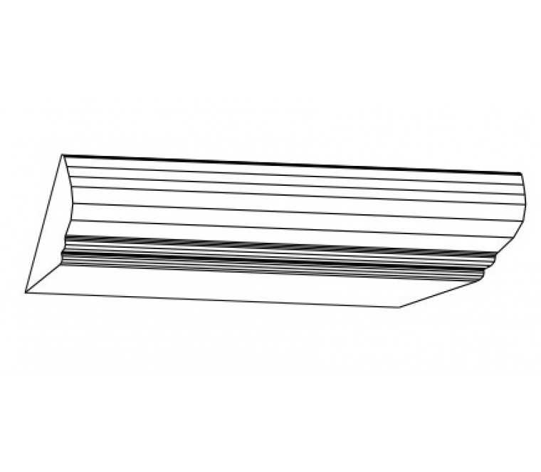 КМ Бьянка карниз верхний К-9 (2,44м)