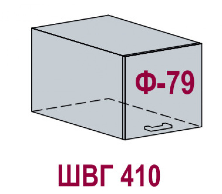 Валерия шкаф верхний антресоль глубокая ШВГ 410