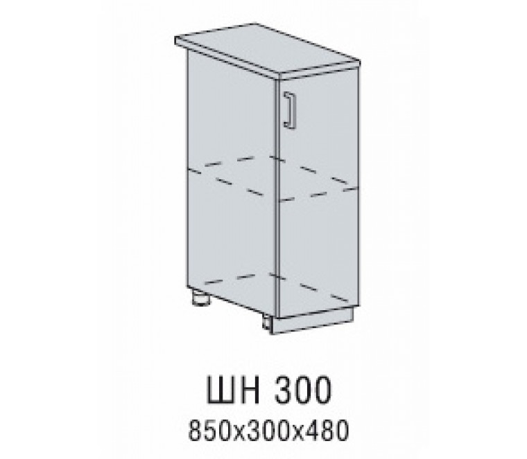 Валерия шкаф нижний 300
