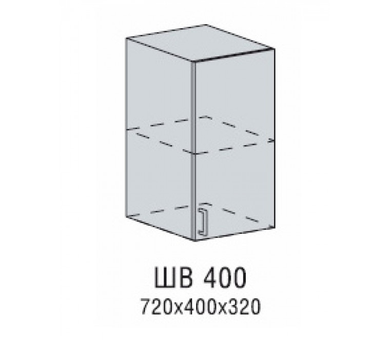 Валерия шкаф верхний 400