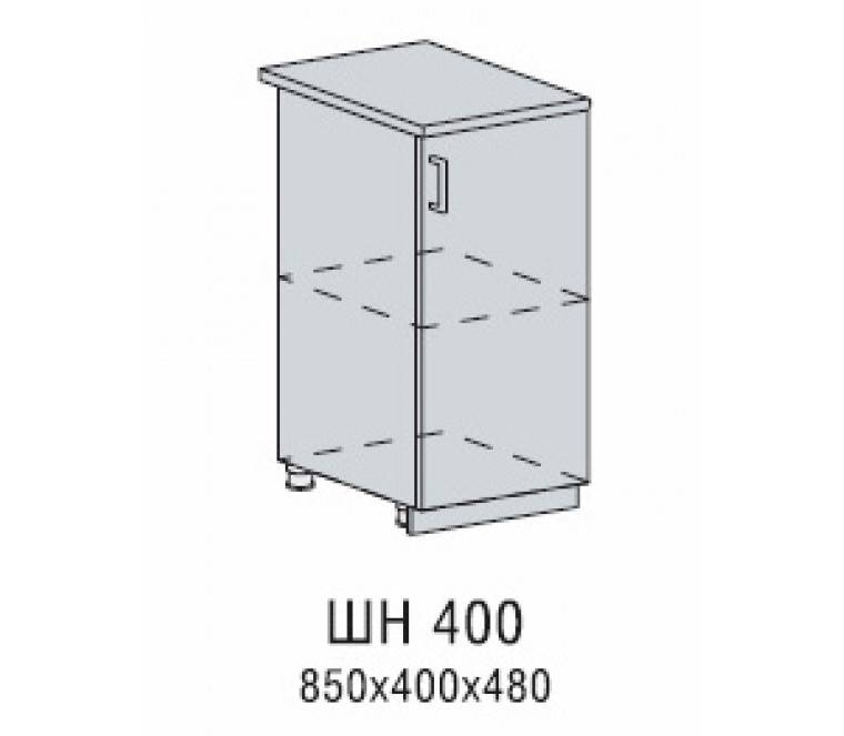 Прага шкаф нижний 400
