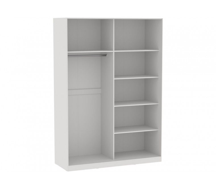 МС Аврора Шкаф купе с комбинированными дверями 1624 (Дуб Мария/Кашемир)