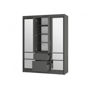 МС Симпл Шкаф-купе Симпл ШКК-06 1600 (Графит)